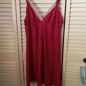 polka dot slip dress